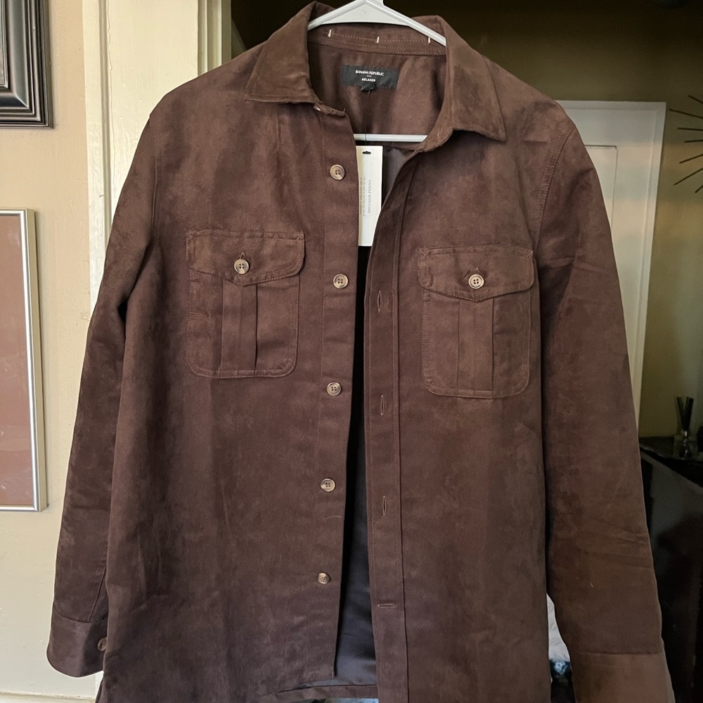 Banana Republic Men's Brown Shirt Jacket